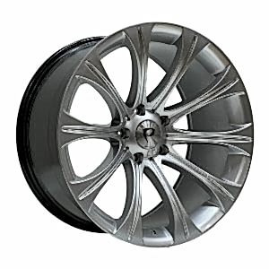 10 X 19 BK-027 5X120 ET20 74.1 HYPER SILVER XL